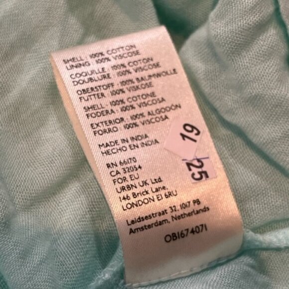 Free People Perfect Day Mini Dress with Smocking Details in Clear Skies Blue – S - Picture 7 of 8